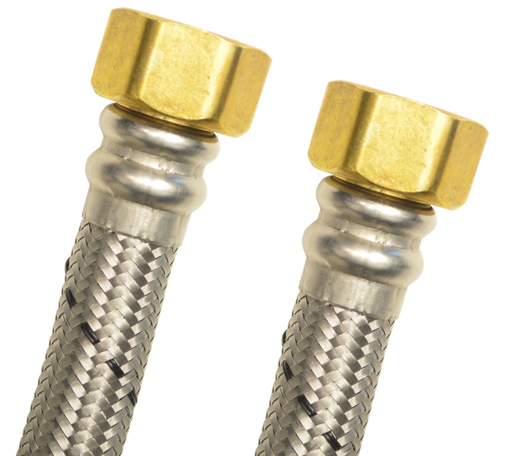 MANGUERA PARA CALENTADOR AC INOX 60 CM 3/4" N.P.T. x 3/4" F.I.P F-AB-A60 COFLEX"