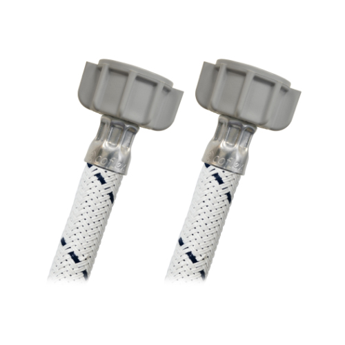 MANGUERA PARA LAVABO Y/O FREGADERO VINILO BCO. 40 CM 1/2" A.M. x 1/2" A.M.F-CVLB-A40 COFLEX"