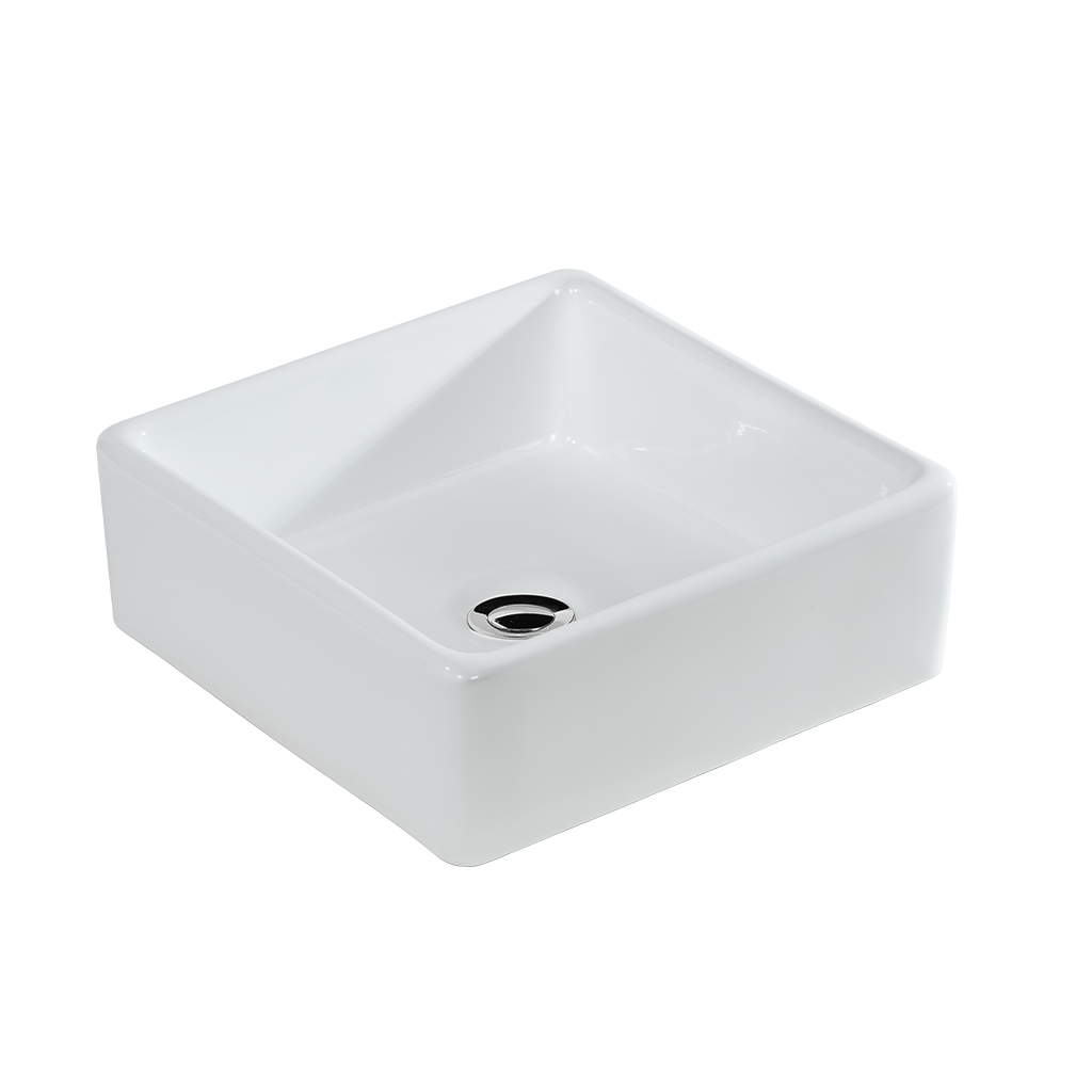[09OQUIIILB] LAVABO QUADRO III S/ PONER BLANCO ORION LV1025A021