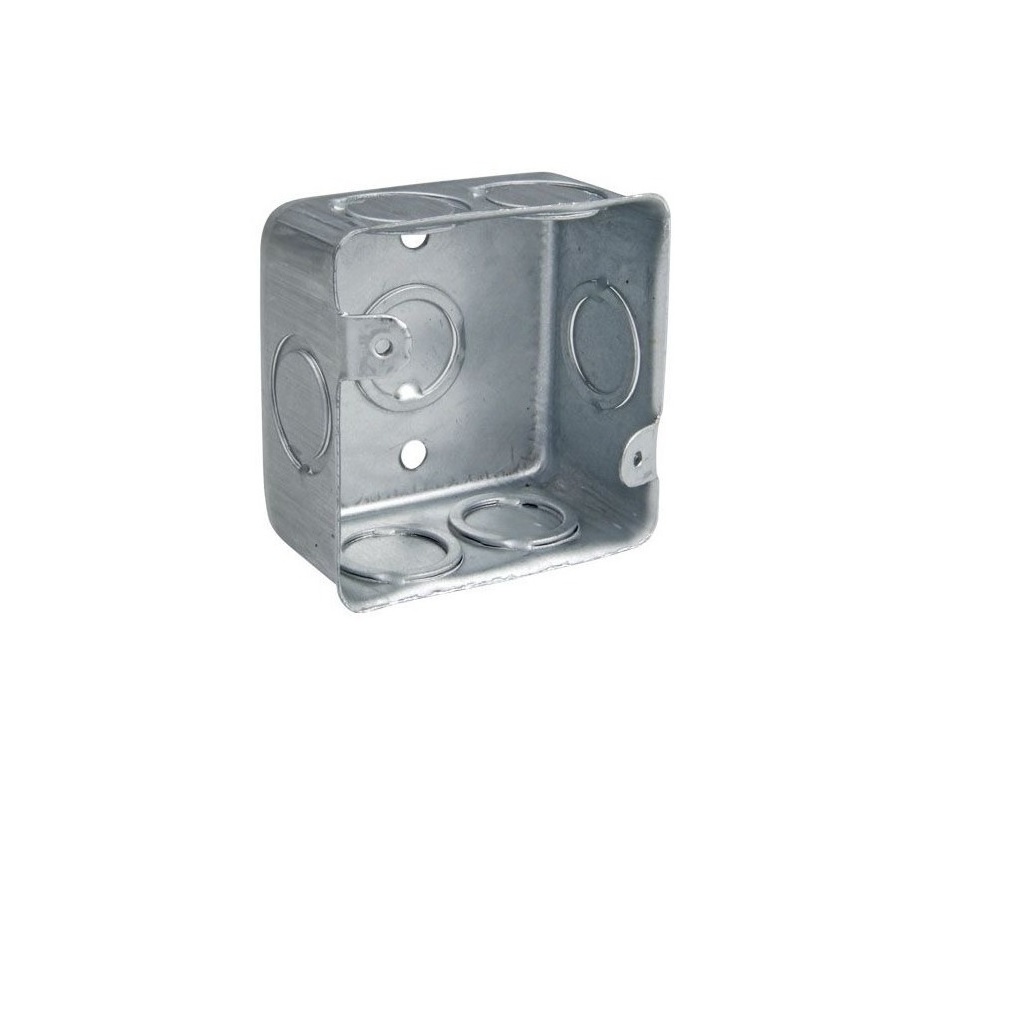 CAJA CUADRADA GALV 1 1/4