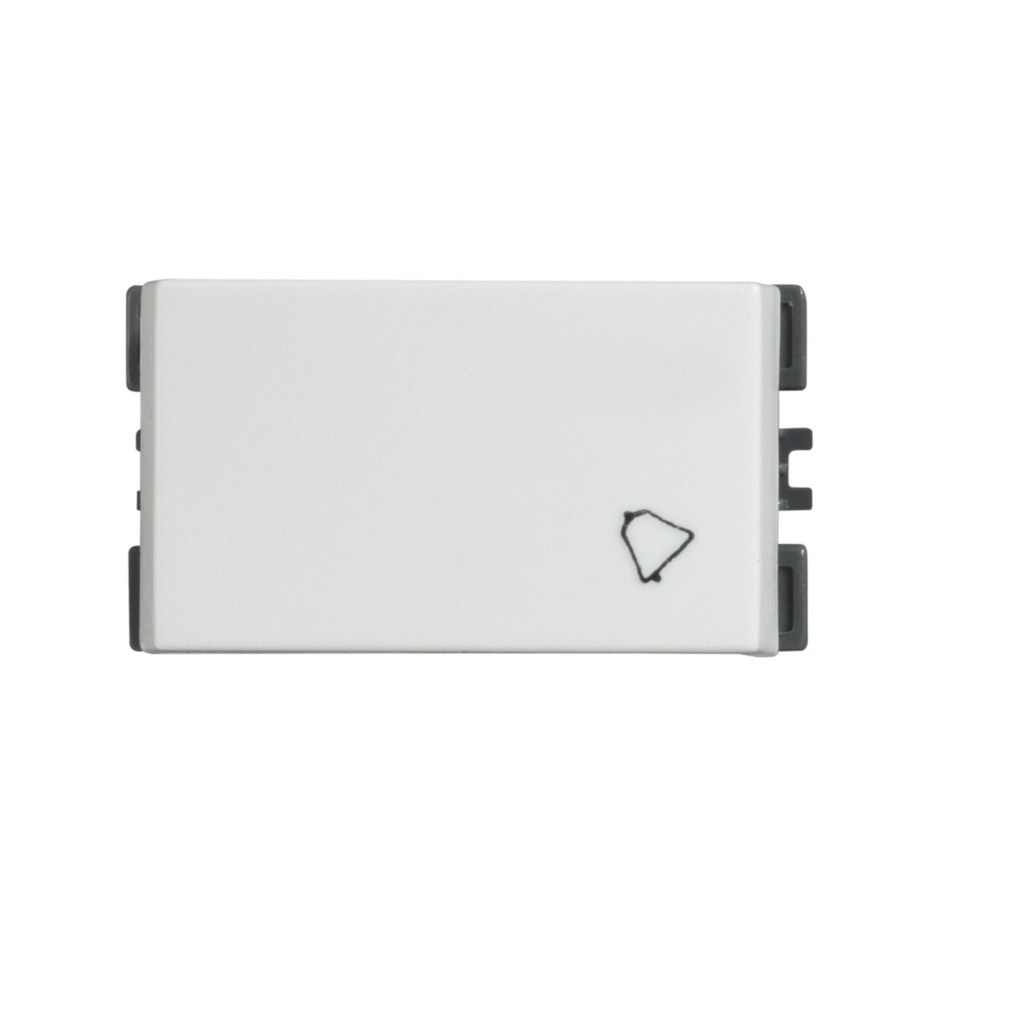 PULSADOR UNIPOLAR CAMPANA BLANCO SIMON