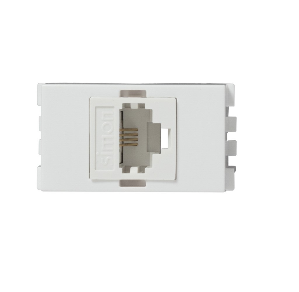 TOMA INFORMATICA RJ-45 CAT 5E BCO SIMON
