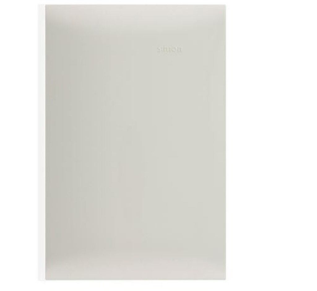 PLACA MARFIL CIEGA CON CHASIS SIMON