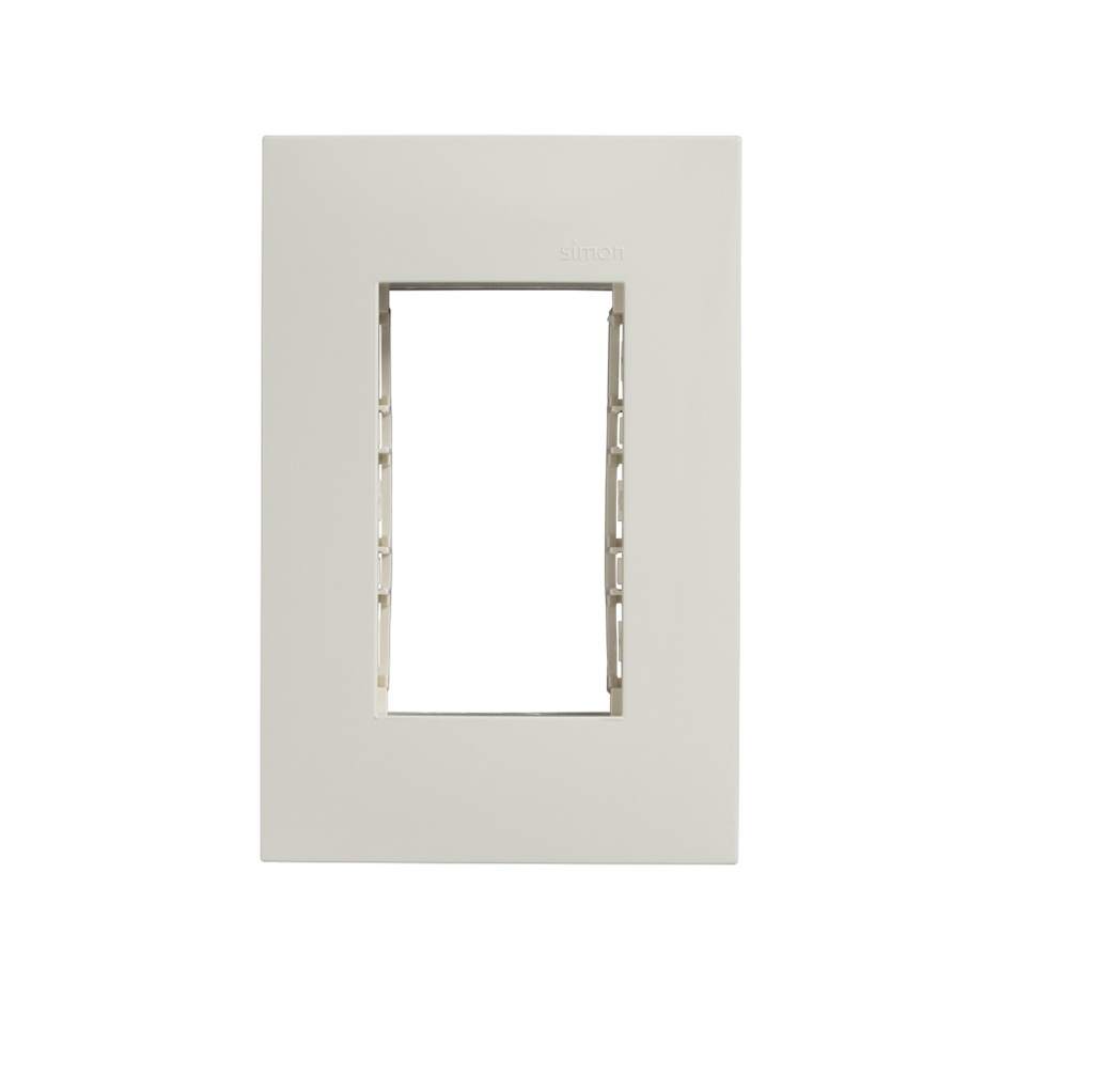 PLACA MARFIL DE 3 MOD CON CHASIS SIMON