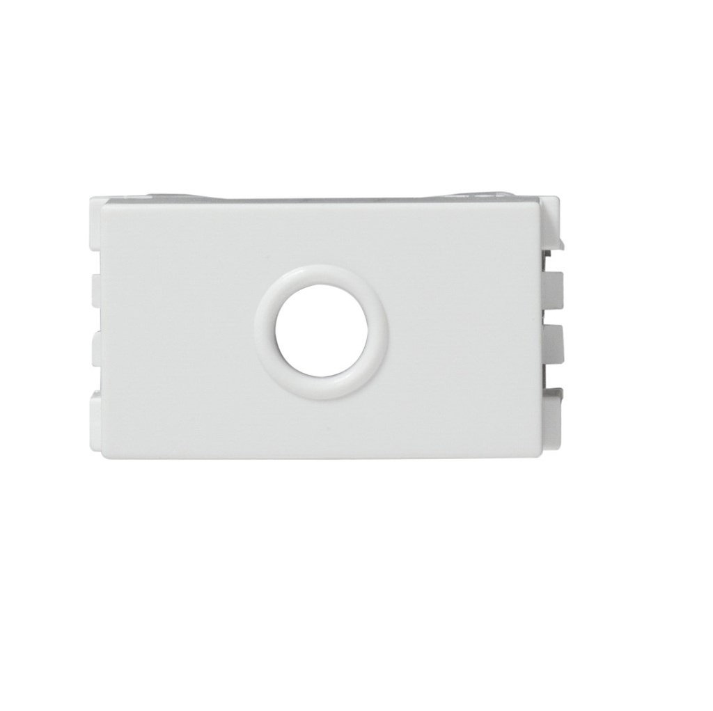 TAPA SALIDA CABLE BLANCA SIMON