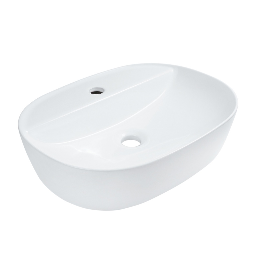 [09OSERLRC1B] LAVABO SERRA RECTANGULAR 1 TALADRO BLANCO LV1065B021 URREA