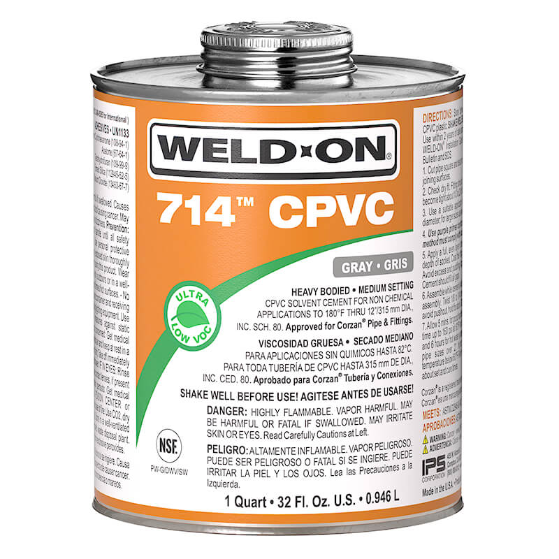 PEGAMENTO 714 1 LT. PARA CPVC WELD-ON 