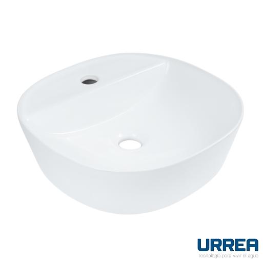 LAVABO SERRA CUADRADO DE 1 TALADRO BLANCO LV1070D021 URREA