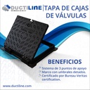 TAPA CIEGA CUADRADA HIERRO DUCTIL
