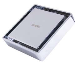 [0127C2PC323] COLADERA DE LATÓN CROMADO PARA INSERTO CERAMICO 10 X 10 COFLEX