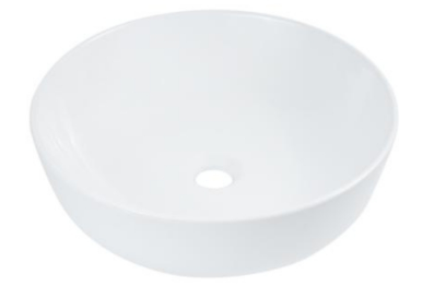 LAVABO SERRA REDONDO DE SOBREPONER BLANCO LV1074A021 URREA