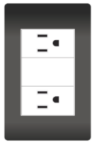 PLACA LINEA BOREAL TITANIO H-054 SERIE SEL