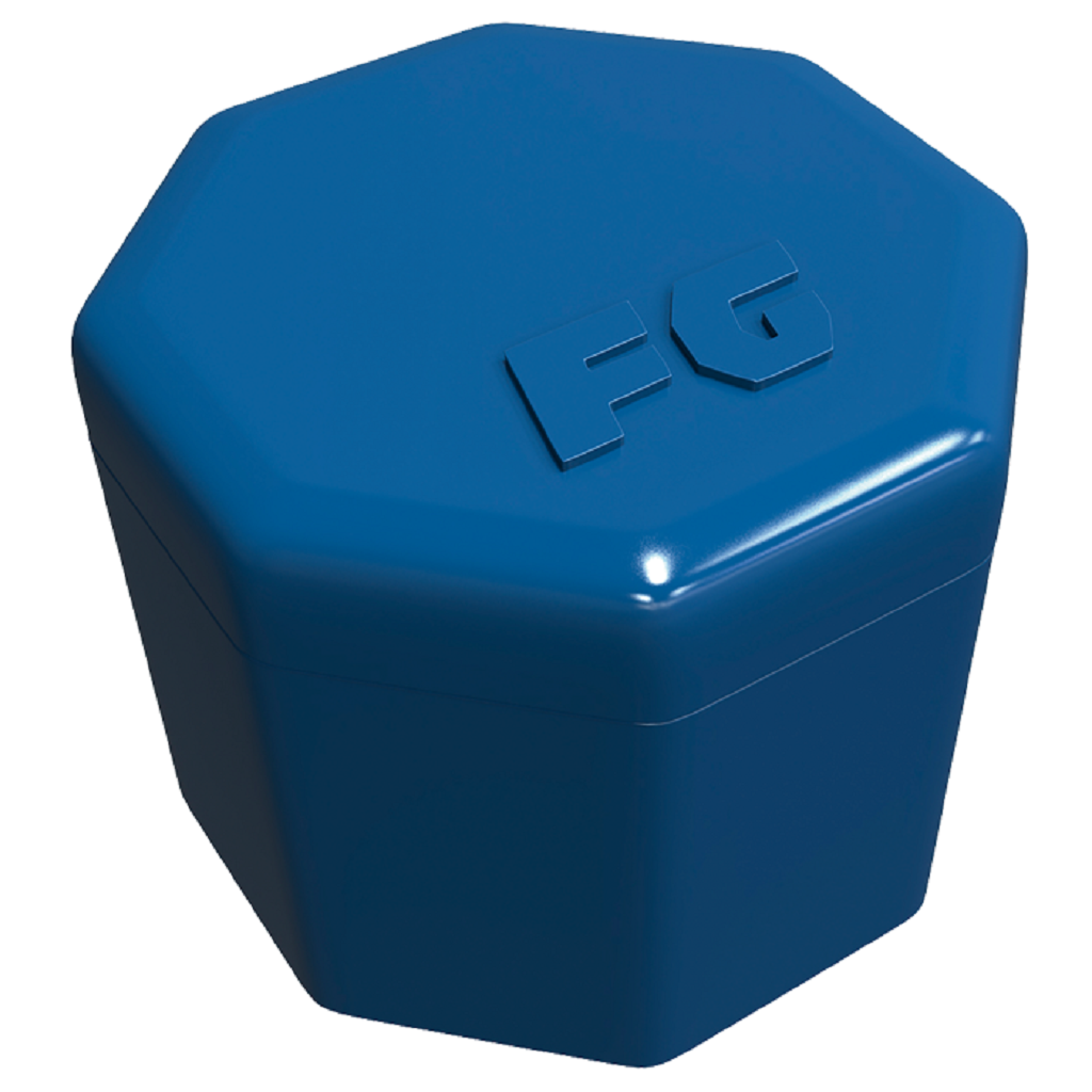 [01030313] TAPA CPVC AZUL (1/2)