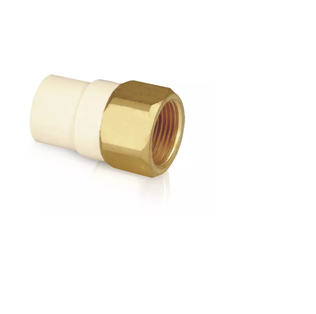ADAPTADOR HEMBRA INSERTO BRONCE  CPVC