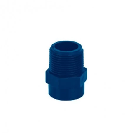 ADAPTADOR MACHO CPVC AZUL