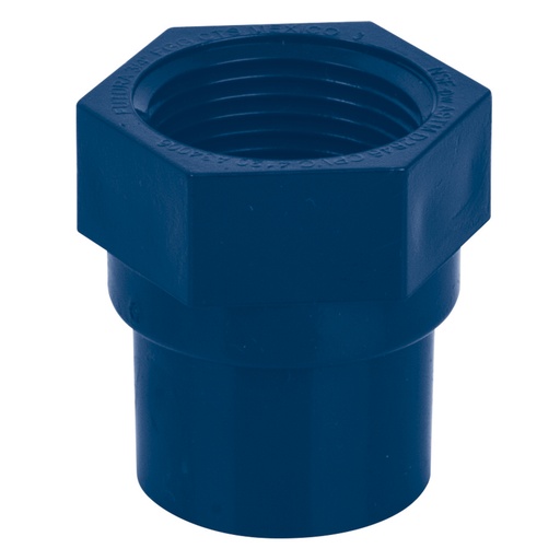 ADAPTADOR HEMBRA CPVC AZUL
