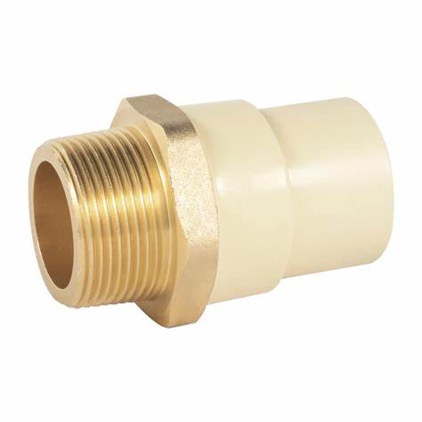 ADAPTADOR MACHO INSERTO BRONCE CPVC