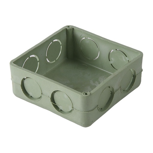 CAJA CUADRADA SIN TAPA PVC PESADO CONDUIT