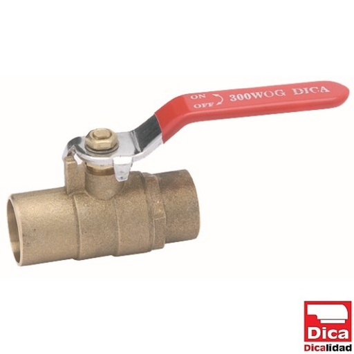 VALVULA ESFERA SOLDABLE  F-3557C DICA