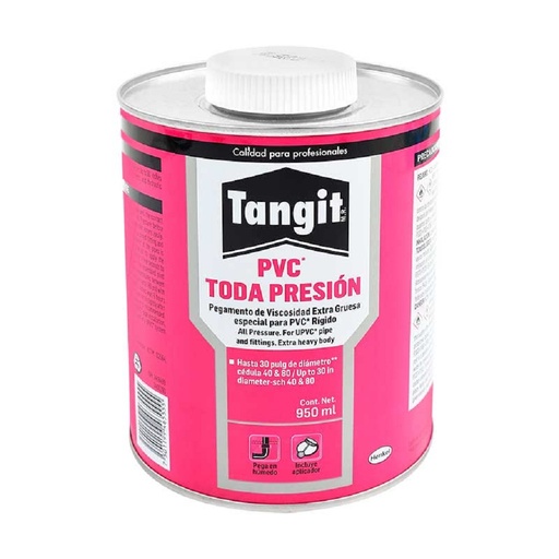 PEGAMENTO PARA PVC TANGIT TODA PRESION