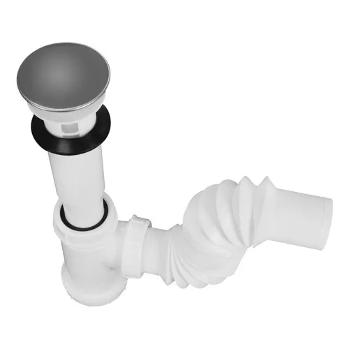 [0109F2218A] CESPOL LAVABO FLEXIBLE BOTE CHICO CON PUSH BUTTON F-2218A FLEXIMATIC