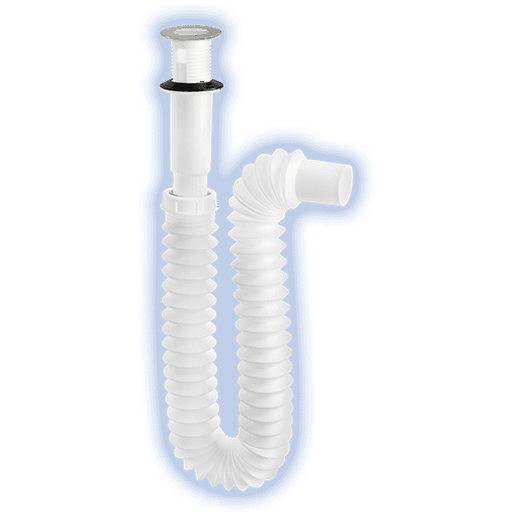 [0109F3336] CESPOL FLEXIBLE P/LAVABO C/CUBIERTA AC INOX 80CM FLEXIMATIC