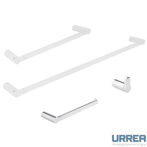 [0504F1001CL] JUEGO DE ACCESORIOS LIA CROMO F-1001CL URREA