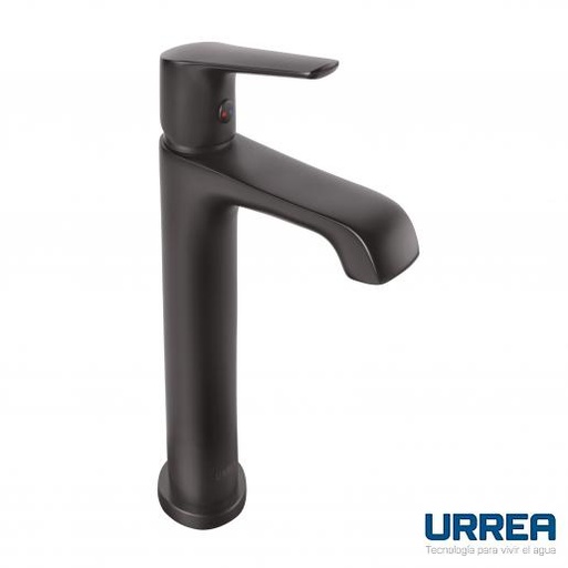 [0504F101CL2] MONOMANDO PARA LAVABO ALTO LIA® NEGRO F-101CL.2 URREA