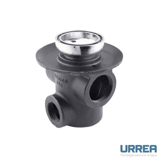 [0504F125I] COLADERA REDONDA DE REJILLA PARA INSERTO METALICO TRES BOCAS 125I URREA