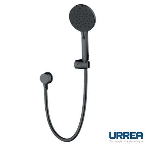 [0504F20242] REGADERA DE TELEFONO CAMBIO DE FLUJO NEGRO MATE 2024.2 URREA