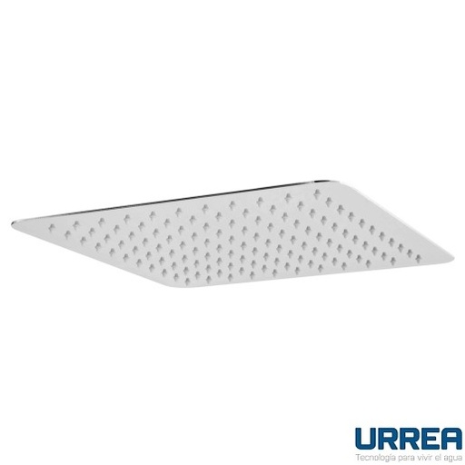 [0504F2218] REGADERA DE PLATO SUPER SLIM CUADRADA SIN BRAZO CROMO 2218 URREA
