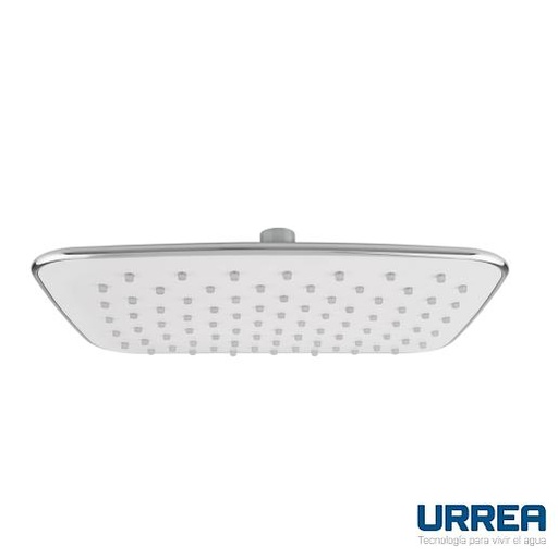 [0504F2265] REGADERA DE PLATO RECTANGULAR CROMO F-2265 URREA