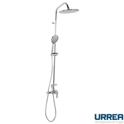 [0504F2301] COLUMNA DE DUCHA REDONDA CROMO F-2301 URREA