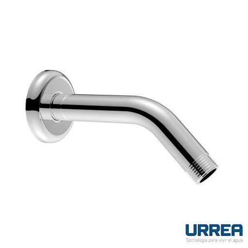 [0504F2317] BRAZO DE REGADERA CON CHAPETÓN CROMO F-2317 URREA