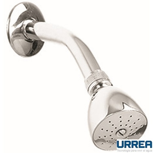 [0504F295B] REGADERA A PARED CON BRAZO Y CHAPETON CROMO 295B URREA