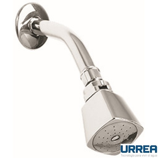[0504F3001B] REGADERA CON BRAZO Y CHAPETON CROMO 3001B URREA