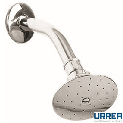 [0504F3002B] REGADERA A PARED CON BRAZO Y CHAPETON CROMO 3002B URREA