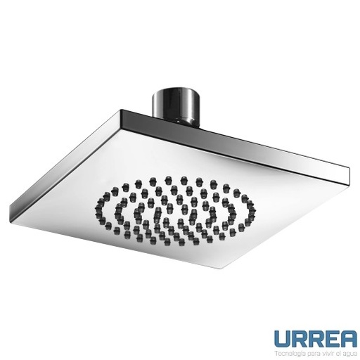 [0504F3030] REGADERA CUADRADA SIN BRAZO DE 12 CM CROMO F-3030 URREA
