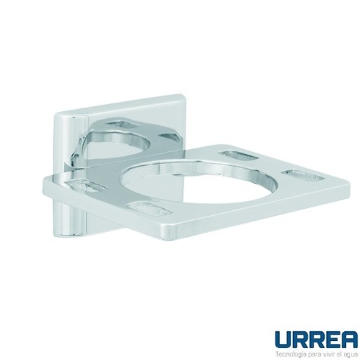 [0504F307] PORTAVASO Y CEPILLO SEMIEMPOTRARCROMO F-307***L