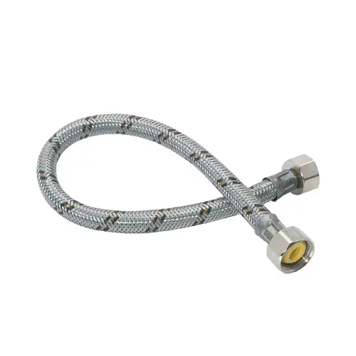 [0504F3135AL] MANGUERA PARA SANITARIO ALUM 1/2 X 7/8. 35CM LARGO F-3*****