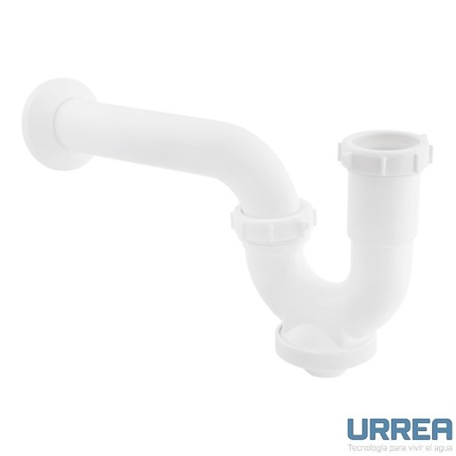 [0504F3731RP] CÉSPOL PLÁSTICO TIPO P PARA LAVABO Y FREGADERO 3731RP URREA