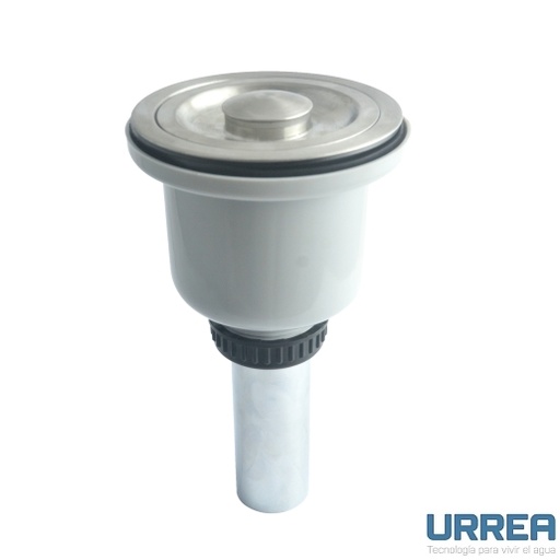 [0504F3816] CONTRA CANASTA DE AC INOX Y BOTE PLASTICO FIGURA 3816 URREA