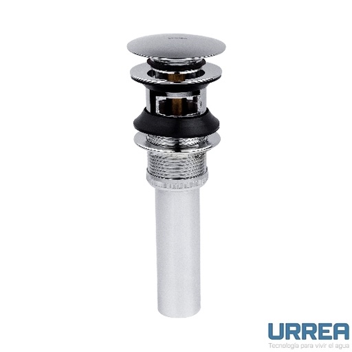 [0504F3826] CONTRA PUSH C/ REBOSADERO P/LAVABO F-3826 CROMO URREA