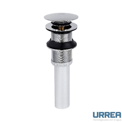 [0504F3827] CONTRA PUSH S/ REBOSADERO P/LAVABO F-3827 CROMO URREA