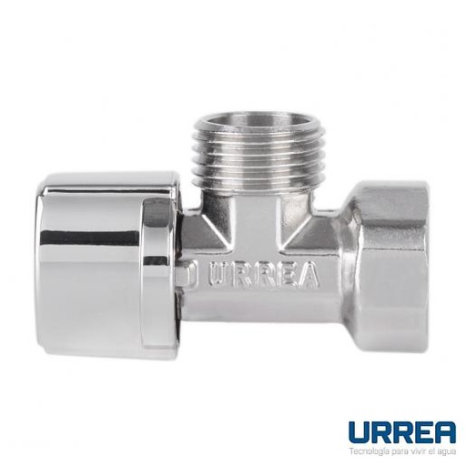 [0504F401CV] LLAVE CONTROL ANGULAR 1/4 DE VUELTA 401CV URREA