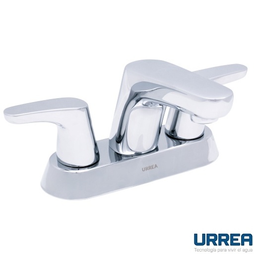 [0504F55ES] MEZCLADORA PARA LAVABO 4" MANERALES DE PALANCA CROMO 55ES HATIA URREA