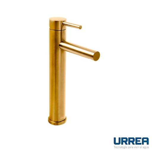 [0504F9035INOX5] MONOMANDO PARA LAVABO ALTO INOX COLOR ORO 9035INOX.5 URREA