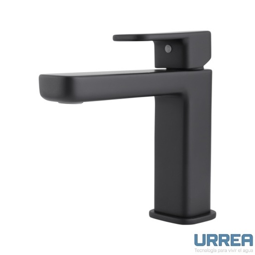 [0504F9433NY2] MONOMANDO PARA LAVABO CORTO ITUA NEGRO MATE 9433NY.2 URREA