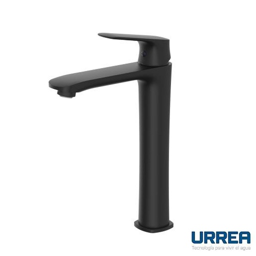 [0504F9435LU2] MONOMANDO PARA LAVABO ALTO CASSIA NEGRO 9435LU.2 URREA