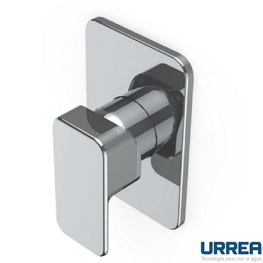 [0504F9435NY] MONOMANDO PARA REGADERA Y/O TINA SENCILLO ITUA CROMO 9435NY URREA